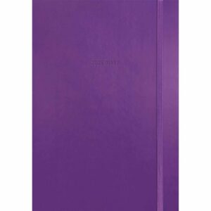 Purple Soft Touch A5 Diary 2025