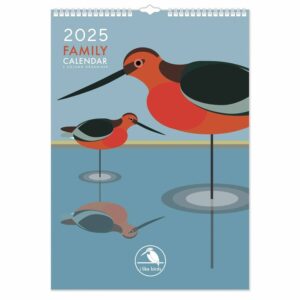 I Like Birds A3 Family Planner 2025