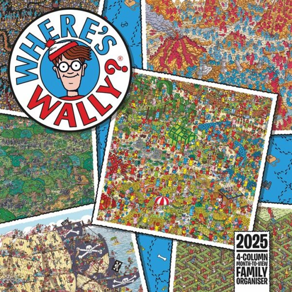 Where's Wally Family Planner 2025