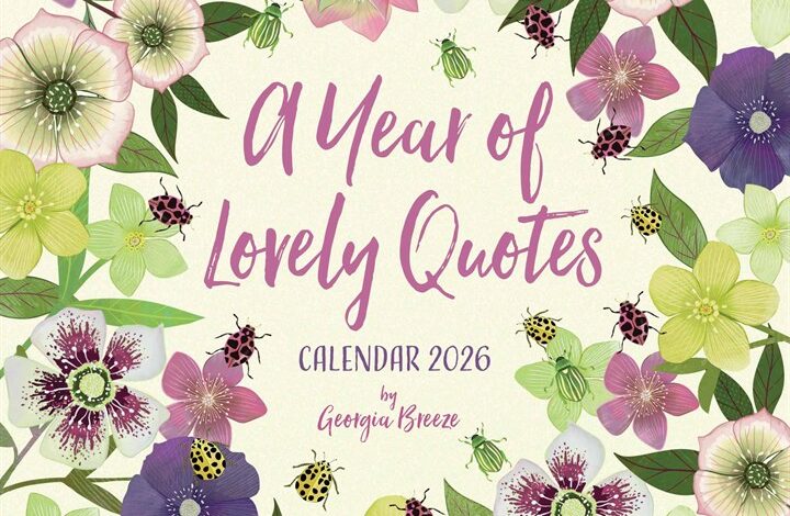 A Year Of Lovely Quotes Calendar 2026