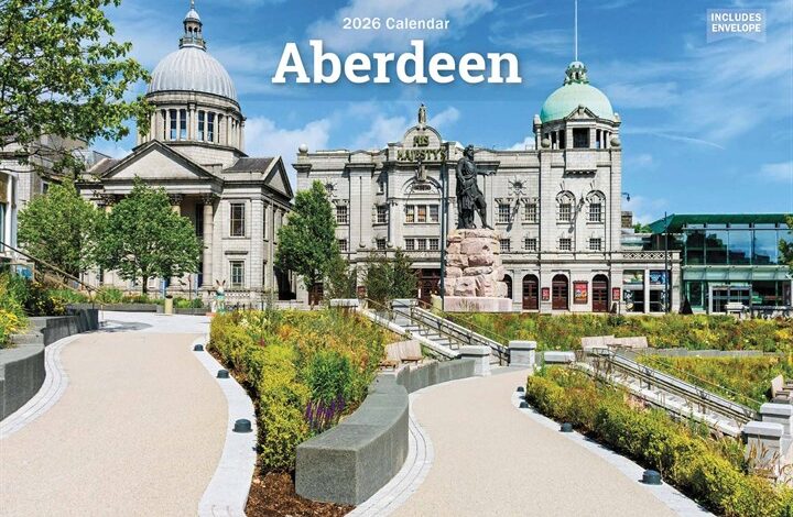 Aberdeen A5 Calendar 2026