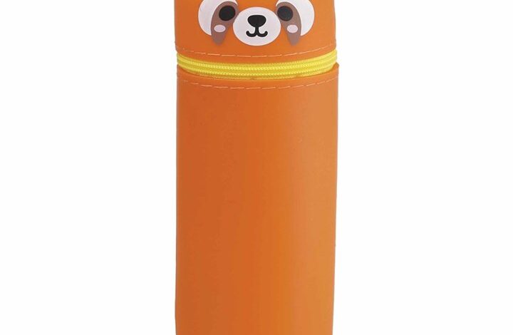 Adoramals Red Panda Silicone Upright Pencil Case