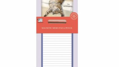Alison's Animals Cat Magnetic Memo Pad