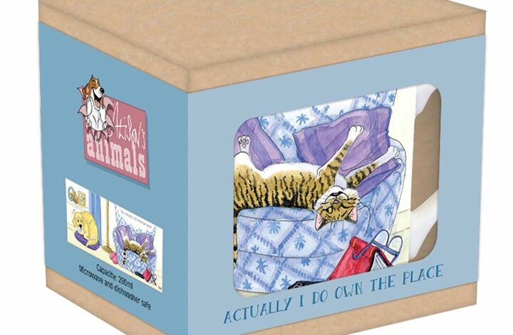 Alison's Animals Cat Tarka Mug