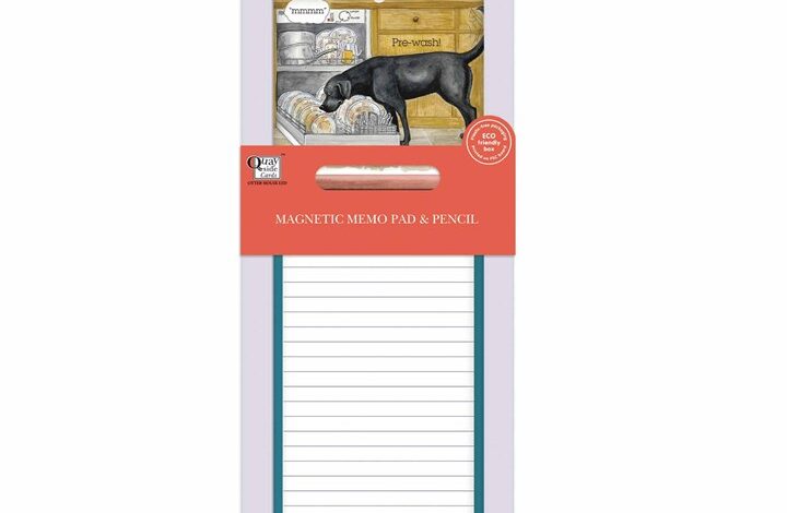 Alison's Animals Dog Magnetic Memo Pad