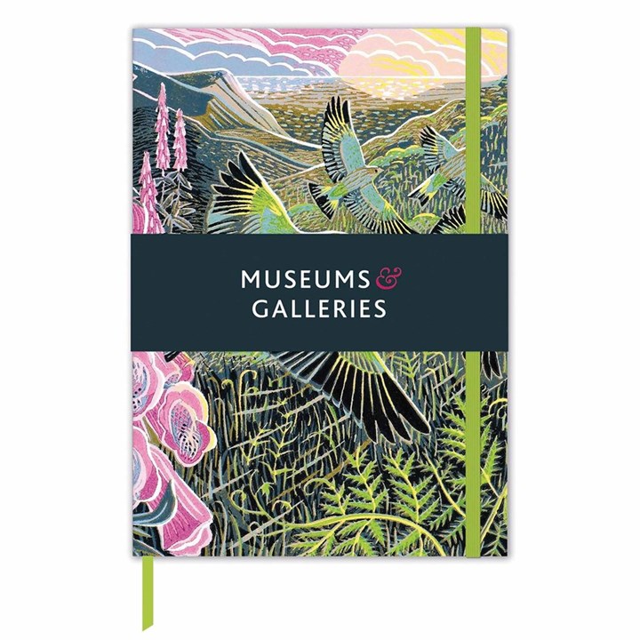 Annie Soudain, Foxgloves & Finches A5 Notebook