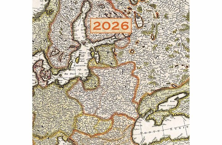 Antique Maps A5 Diary 2026