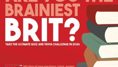 Are You The Brainiest Brit? Desk Calendar 2026