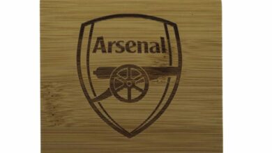 Arsenal FC Bamboo Coaster