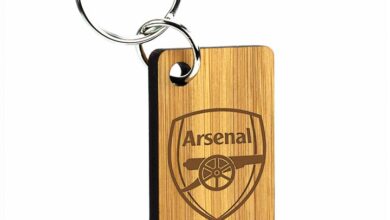 Arsenal FC Bamboo Keyring