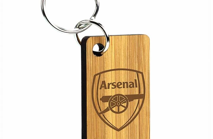 Arsenal FC Bamboo Keyring