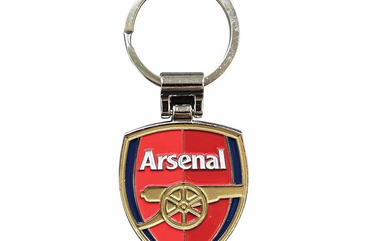 Arsenal FC Crest Shaped Keyring