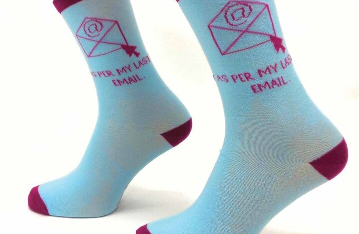 As Per My Email Socks - Size 4 - 8