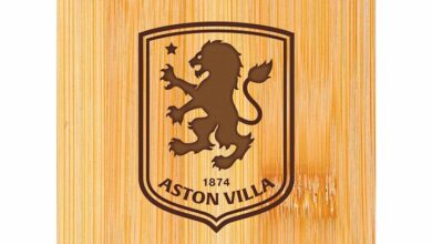 Aston Villa FC Bamboo Coaster