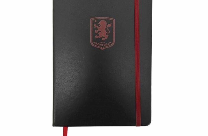 Aston Villa FC Classic Crest A5 Notebook