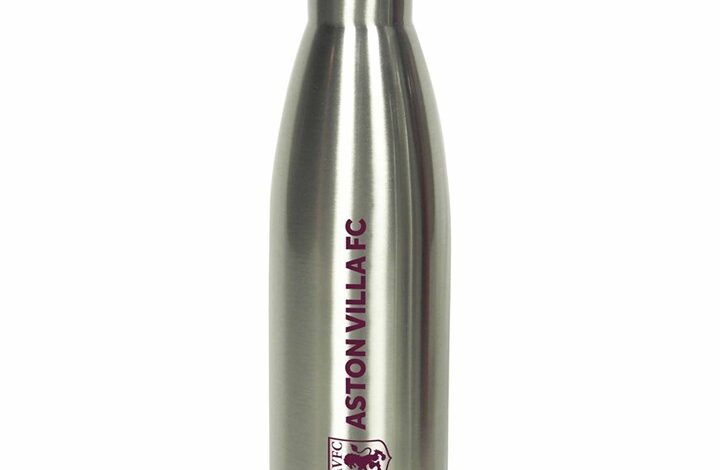 Aston Villa FC Stainless Steel Water Bottle