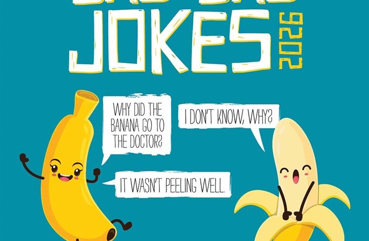 Bad Dad Jokes Mini Calendar 2026