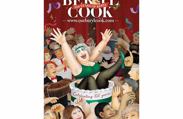 Beryl Cook Deluxe Slim Diary 2026