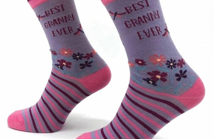 Best Granny Ever Socks - Size 4 - 8