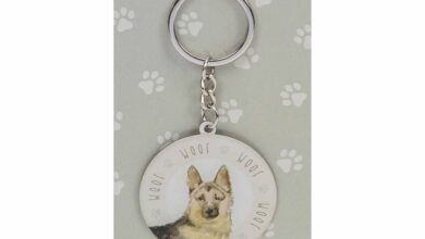 Best Of Breed German Shepherd Keyring