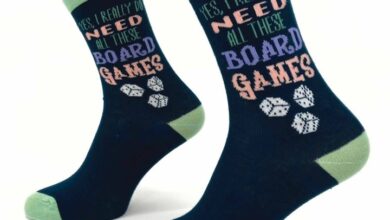 Board Games Socks - Size 4 - 8