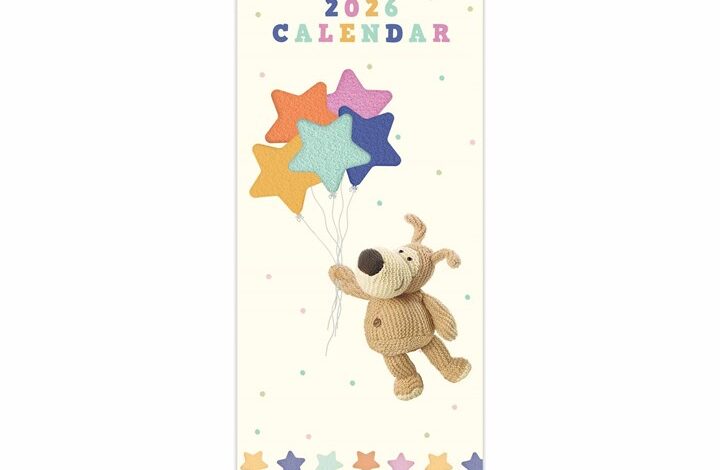 Boofle Slim Calendar 2026