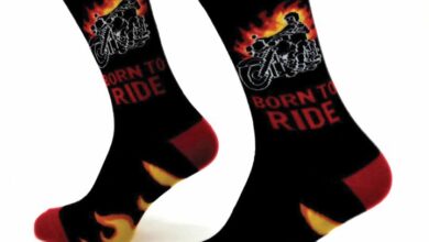 Born to Ride Socks - Size 7 - 11