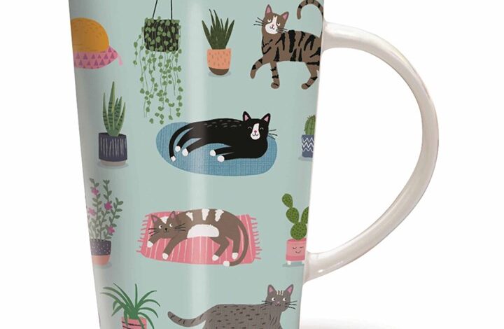 Cats & Plants Riverbank Latte Mug