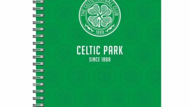 Celtic FC Spiral Crest A5 Notebook