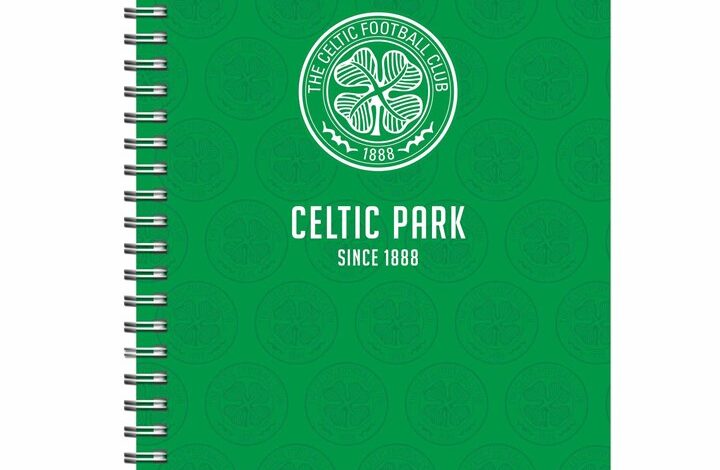 Celtic FC Spiral Crest A5 Notebook