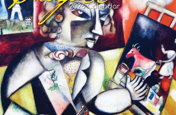 Chagall Calendar 2026