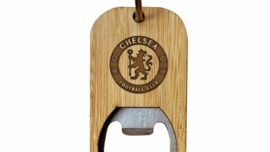Chelsea FC Bamboo Keyring Bottle Opener