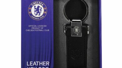 Chelsea FC Leather Keyring