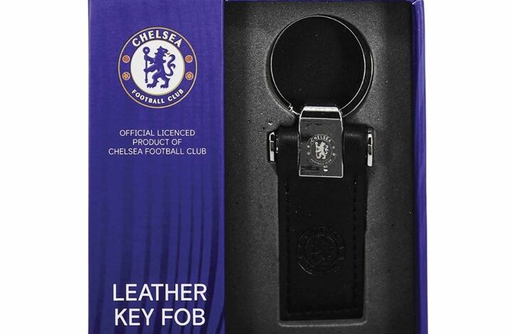 Chelsea FC Leather Keyring