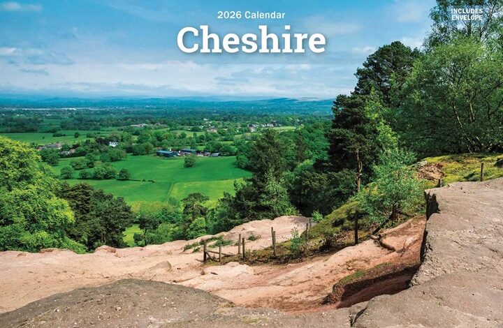 Cheshire A5 Calendar 2026
