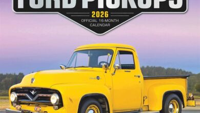 Classic Ford Pickups Calendar 2026