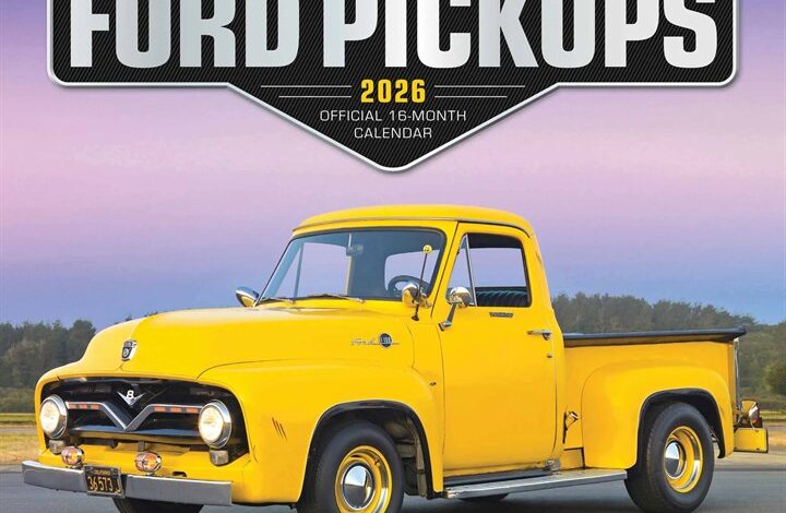 Classic Ford Pickups Calendar 2026
