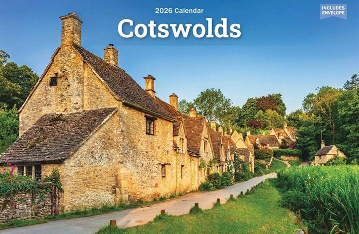 Cotswolds A5 Calendar 2026