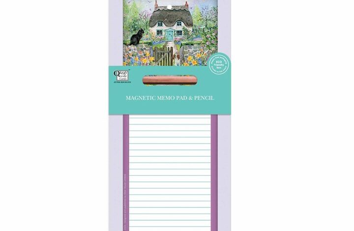 Cottage Magnetic Memo Pad