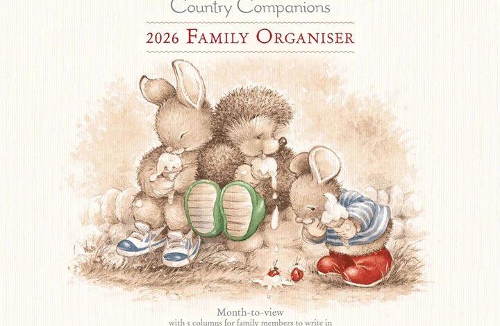 Country Companions A4 Family Organiser 2026