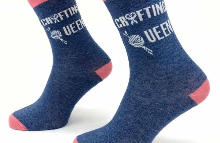 Crafting Queen Socks - Size 4 - 8