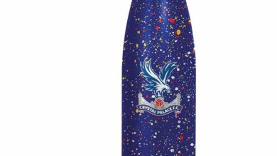 Crystal Palace FC Paint Splatter Water Bottle