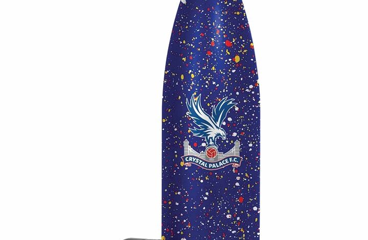 Crystal Palace FC Paint Splatter Water Bottle