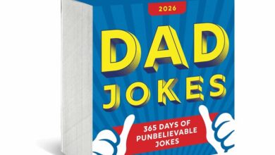 Dad Jokes Desk Calendar 2026