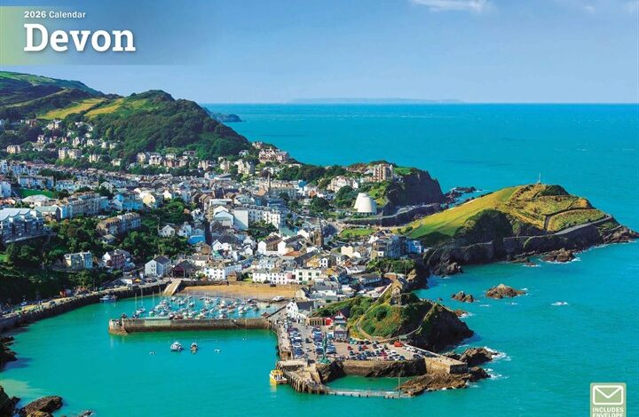 Devon A4 Calendar 2026