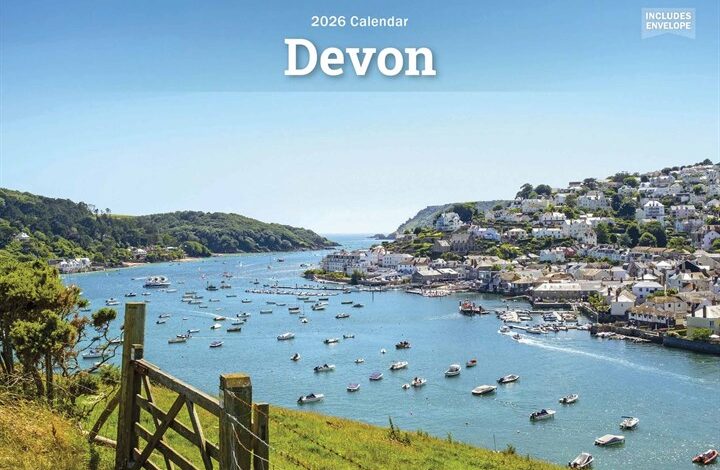 Devon A5 Calendar 2026