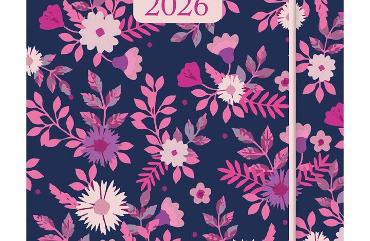 Ditsy Flowers A7 Diary 2026