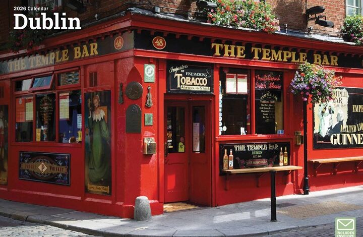 Dublin A4 Calendar 2026