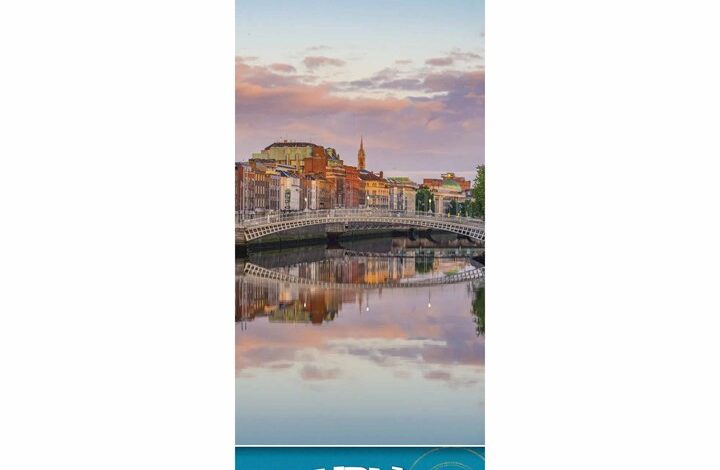 Dublin Bookmark Calendar 2026
