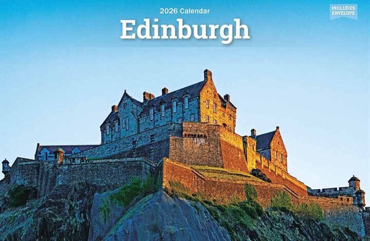 Edinburgh A5 Calendar 2026